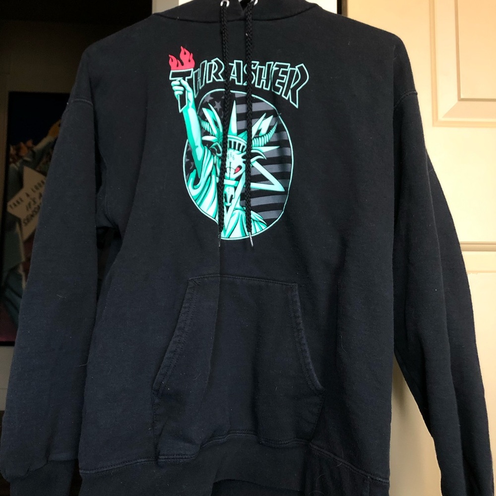 Thrasher devil/goat hoodie